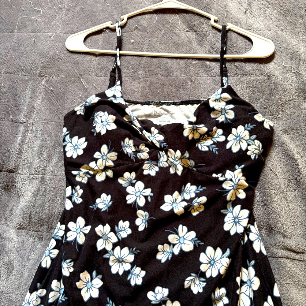 No Boundaries Black Floral Maxi Dress